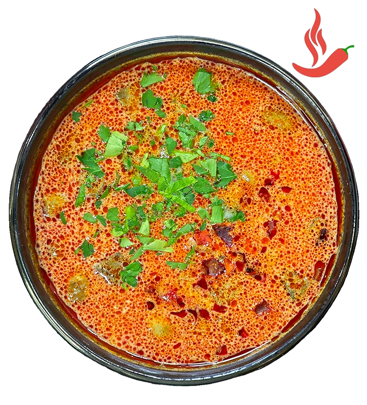 Острый томатный суп — фото